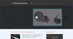 Desktop Screenshot of bharat-automotive.com